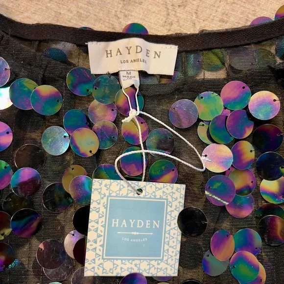 Sequin Black Top - Picture 4 of 4